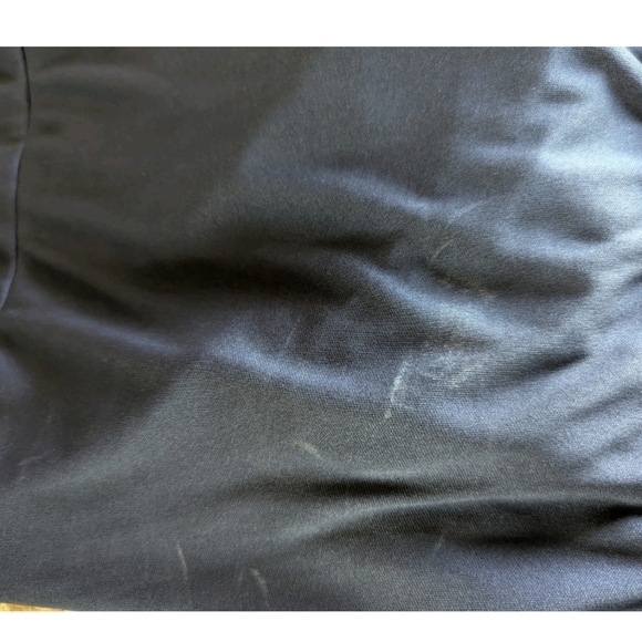 R&M Richards Shimmer Sleeveless Maxi Dress Navy Women's 16W - Picture 6 of 9